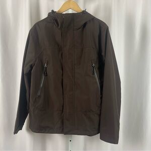 C9 Champion Medium Hooded Waterproof Rain Jacket Outdoor Hiking Fall Winter